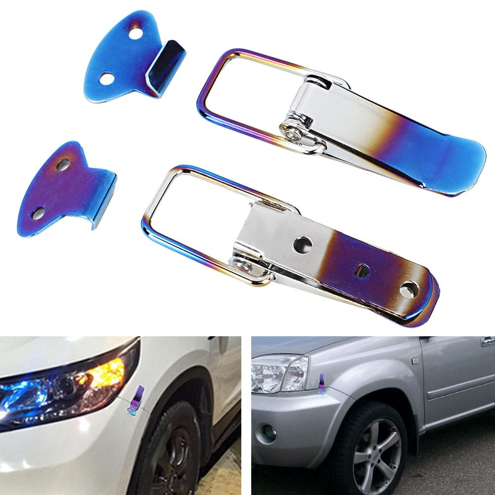 Universal Car Hood Lock Clip Quick Latch Fender Clamp  Hook Small Size