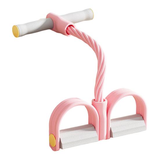 6-Tube Pedal Puller Resistance Band with Handle Multifunction Elastic Yoga Sit-up Pull Rope Men Women Pedal Tensioner Exerciser Workout Equipment