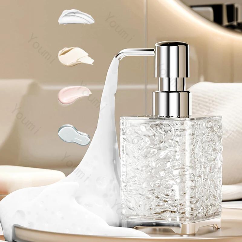 Glacier Texture Soap Bottle Creative Home Decor Shower Gel Bottles Shampoo Dispenser Bottle Kitchen Bathroom Accessories