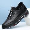 Breathable inner heightening shoes leather shoes invisible 6cm men's leather 8cm hole sports small casual heightening shoes men