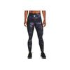 Under Armour Camouflage Print Patchwork Compression Leggings Women Leggings Black 1373603-001