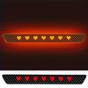 Universal Car Taillight Brake Lights Lamp Sticker Protector Sticker Devil Eyes Heart Carbon Fiber Covers Accessories Hawkeye