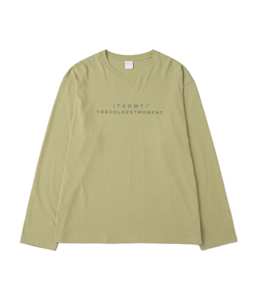 THE COLDEST MOMENT Tcm Type Logo Long Sleeve (Olive)