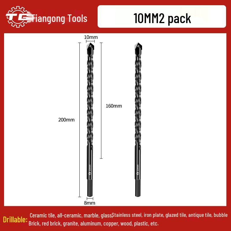 Tiangong Triangular Alloy Tile & Concrete Drill Bit
