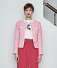 Make A Toast Mulle Tweed Jacket Pink