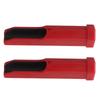 2 Stück Billard Pool Queue Spitze Schleifer Leichtgewicht Queue Spitze Former Rot Langlebige Kunststoff Feile Polierer