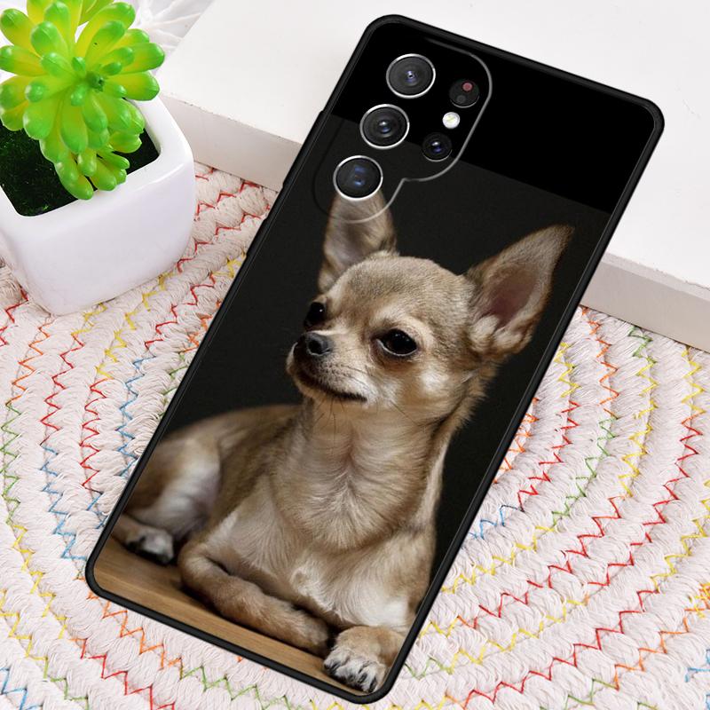 Animal chihuahua Phone Case for Samsung Galaxy note 10 pro S26 Ultra S23 S24 FE S25 S21 S22 PLUS shockproof Cove