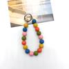 Bunter Perlen-Handyanhänger & Schlüsselanhänger-Lanyard