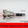 MFWN90 High-Speed Hexagonal Heavy Cutting Milling Cutter with Double-Sided Insert, Morse Taper 4 Turret R8
