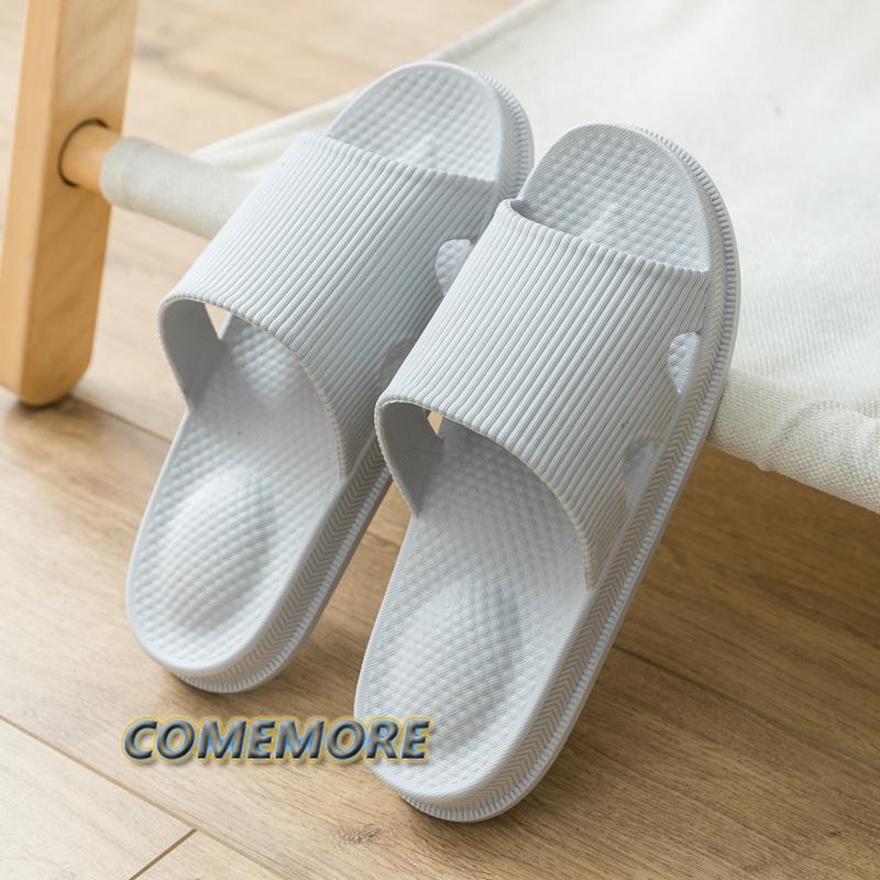 Fashion Big Size EVA Massage Slippers Men Women's Home Slippers Outdoor Beach Shoes Couples Sandals Light House Bathroom Non-slip Slides