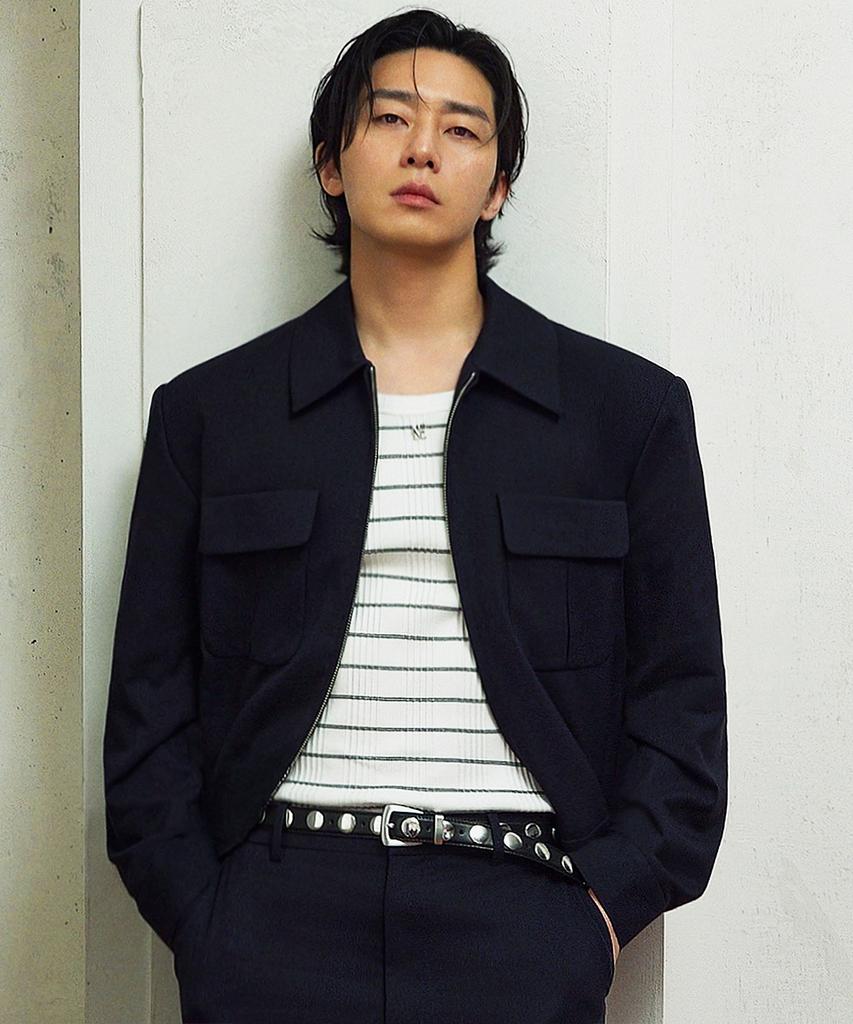 Noice Japanese Pinstriped Ricky Jacket - Navy