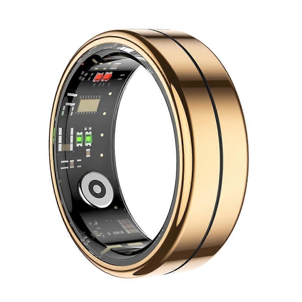 Smart Ring with GestureControl Heart Rate Blood Oxygen Monitor Sleep Stress Detection Multisport Modes Fitness Tracker,D