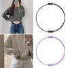 4Pcs Crop Band Adjustable Crop Top Tuck Bands DIY Elastic Tuck Band for Tucking Sweater T-Shirt Clothes