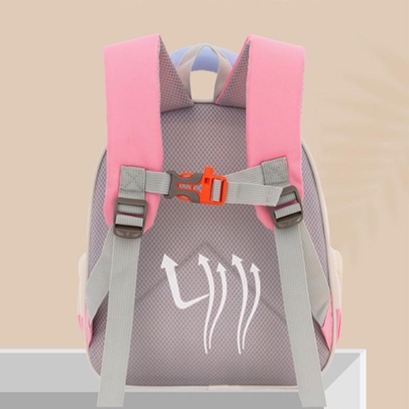 25*11*31cm 1pcs Kindergarten School Bags Girl's Birthday Gift Cute Mushroom Shaped Large Capacity Backpack Cartoon Lightweight Children's Bookbag