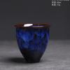 Ceramic Small Teacup Kiln-Changed Ceramic Cup Kung Fu Tea Cup Coarse Pottery Small Capacity Teacup Tea Cup Retro Master Cup