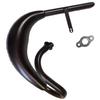 Fatty Belly Pipe Exhaust Muffler Black Fit for 50cc  60cc 66cc 80cc 2-Stroke Engine Motor Motorized Bike Gas Engine Motor Parts