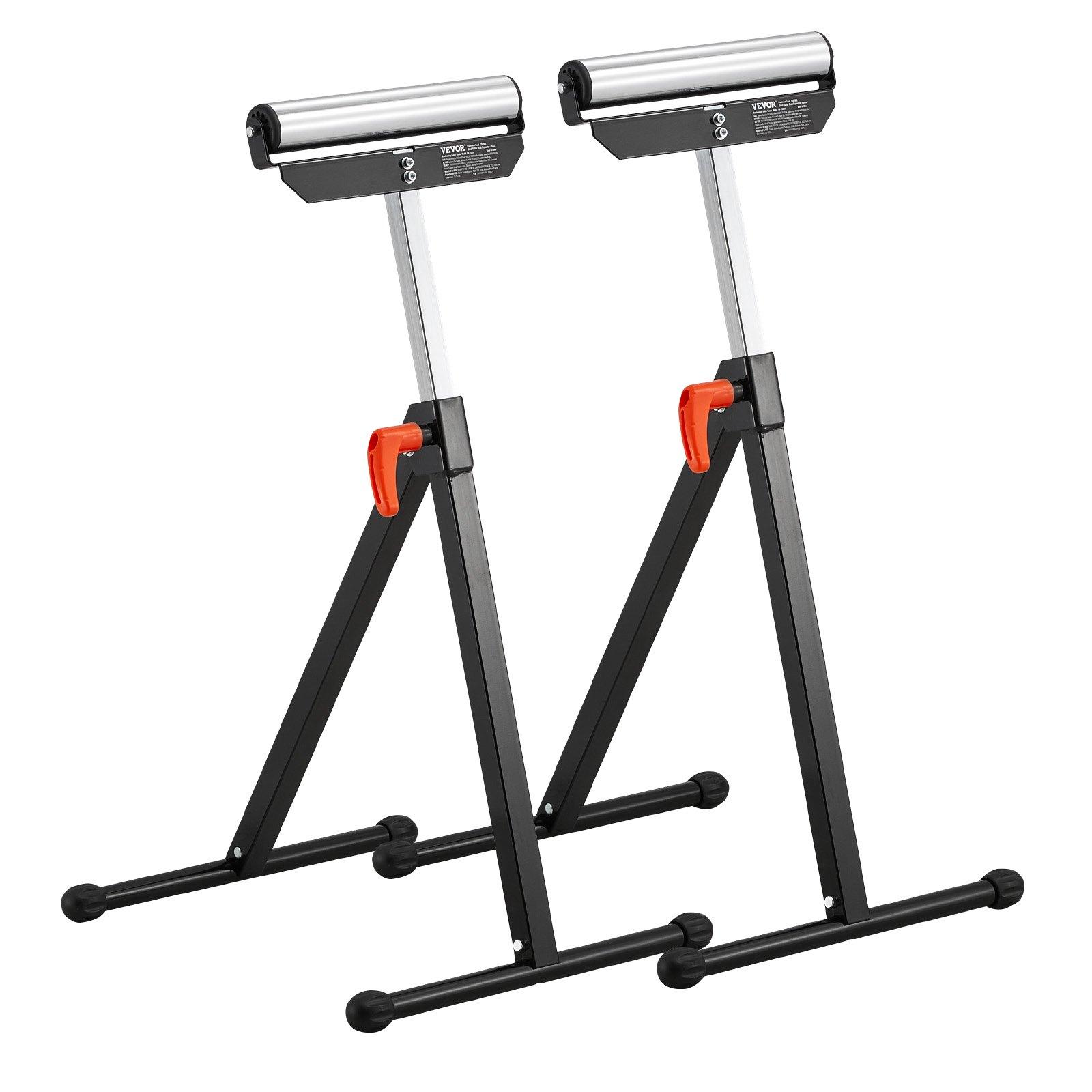 VEVOR 2-Pack Roller Stands, 61 kg