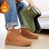 Winter new snow boots men go out versatile high-top cotton shoes velvet warm non-slip lazy cotton boots men
