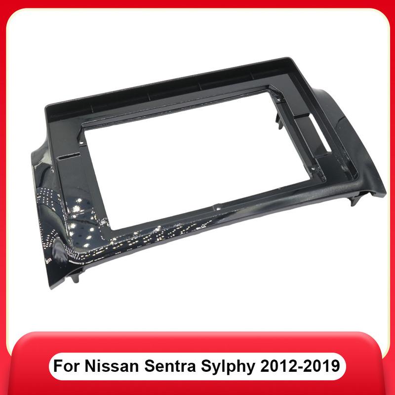 9Inch Car Radio Fascias for Nissan Sentra Sylphy 2012-2019 Android Stereo Frame 2 Din Head Unit Panel Dash Trim  with Cable