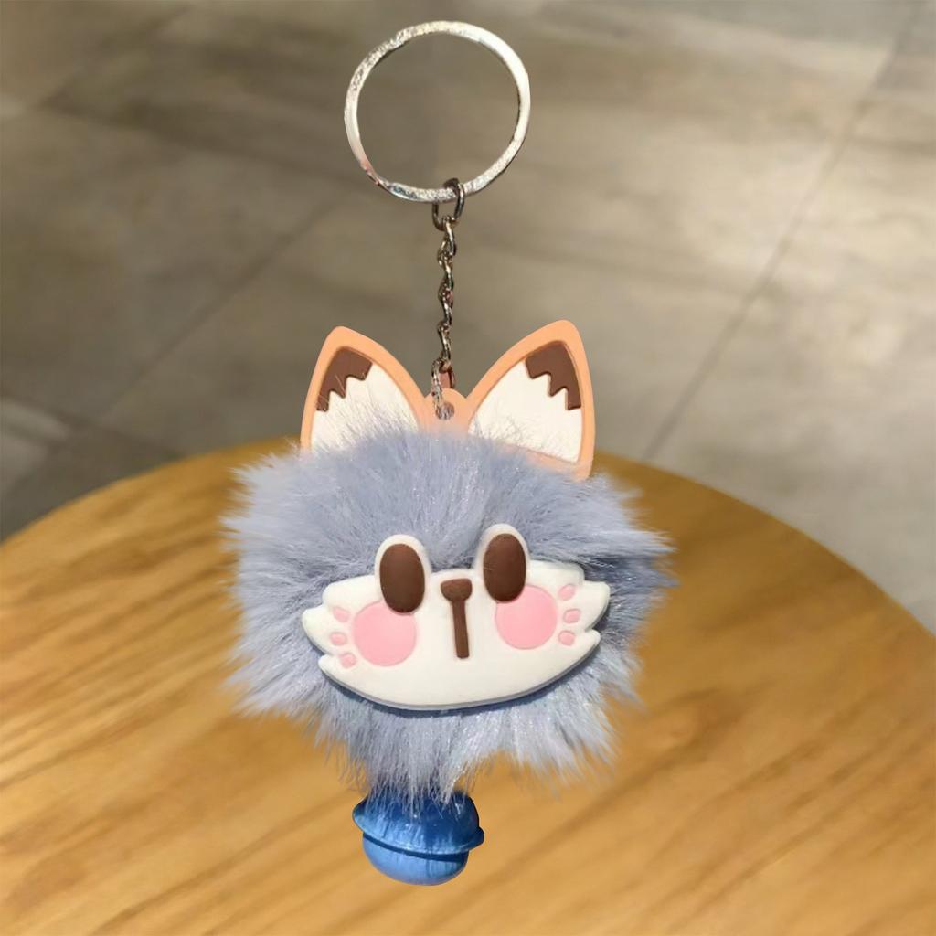 Cute And Universal-fit Plush Bag Ornament With Jingle Bell For New Year Celebrations