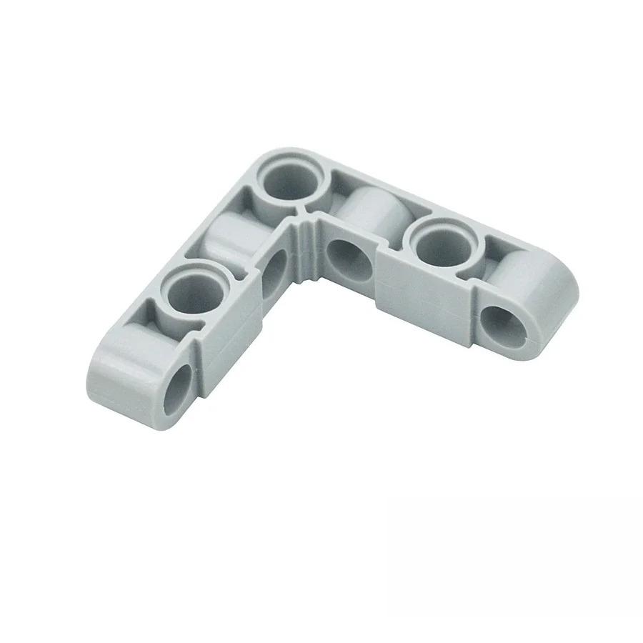 

20PCS/Set DIY 4x4 Hole Beam Thick MOC Bricks Assembly Parts 4 Hole Right Angle Beam Technology Building Blocks Toys Accessories
