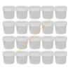 Transparent PP Snacks Containers Sealed Lids For Microwave And Office Use Plastic Seasoning Holder Puddings Cup 55KF