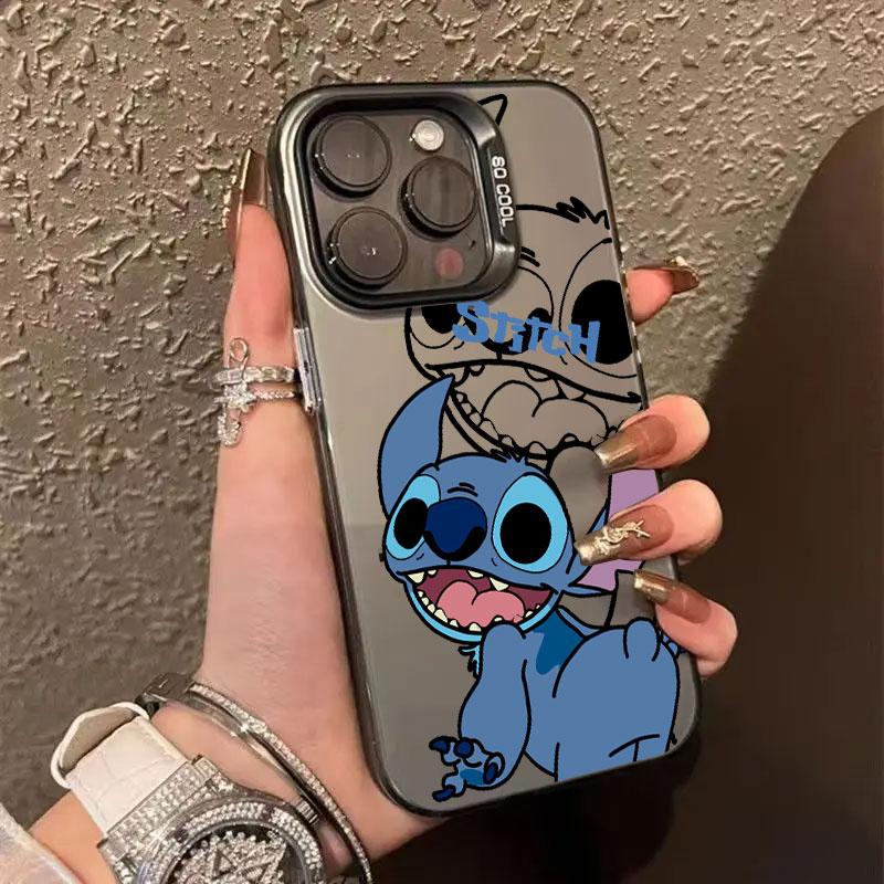 Lilo Stitch Cartoon Phone Case For iPhone 11 12 13 14 15 16 17 Pro Max 16e 17E 17 Air Plus 13 Mini Shockproof Fundas Back Cover