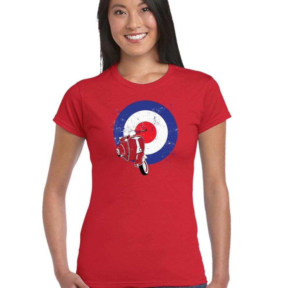 

Забавная футболка с логотипом скутера с потертостями Vespa Lambretta Bike Retro