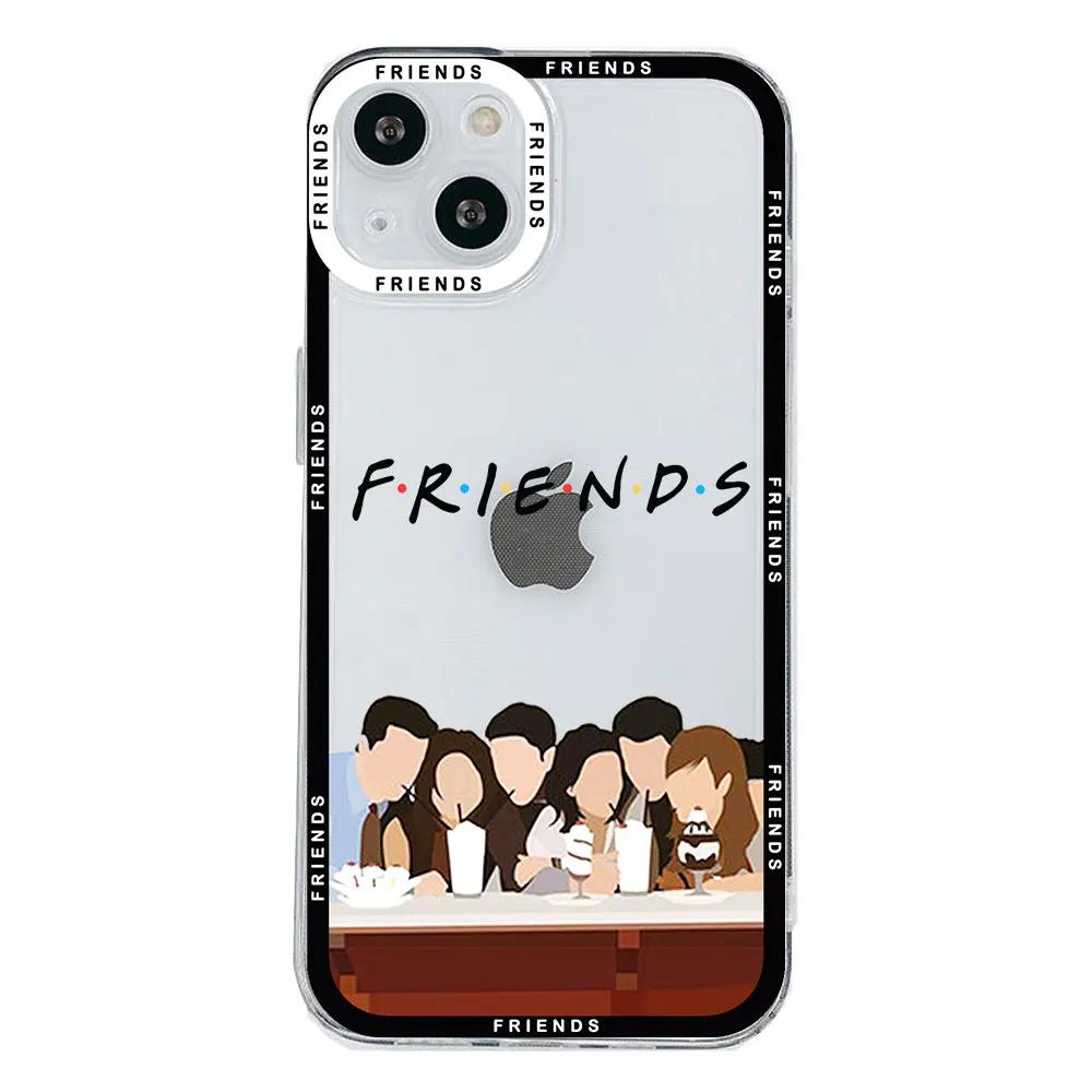 

Funny Central Perk Coffee Friends TV Shows Phone Case For iPhone 16 15 Pro Max 11 12 7 14 Plus X XR XS 13 Clear Soft Clear Cover iPhone 13