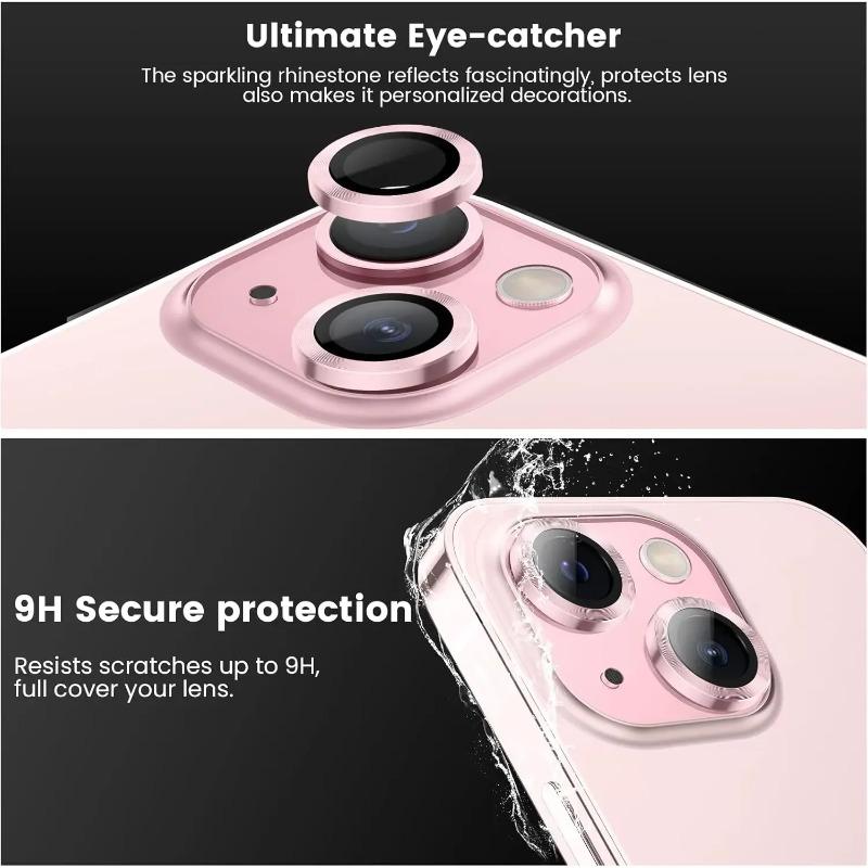 1 Set HD Metalen Camera Beschermfolie Voor IPhone 17 16 15 14Plus 13 Pro Max Krasbestendig Gehard Glas Lensdop Telefoon Accessoires