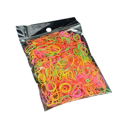1000PCS/Taška Dětské Dětské TPU Jednorázové gumičky do vlasů Dívčí držák do culíku Gumičky do vlasů