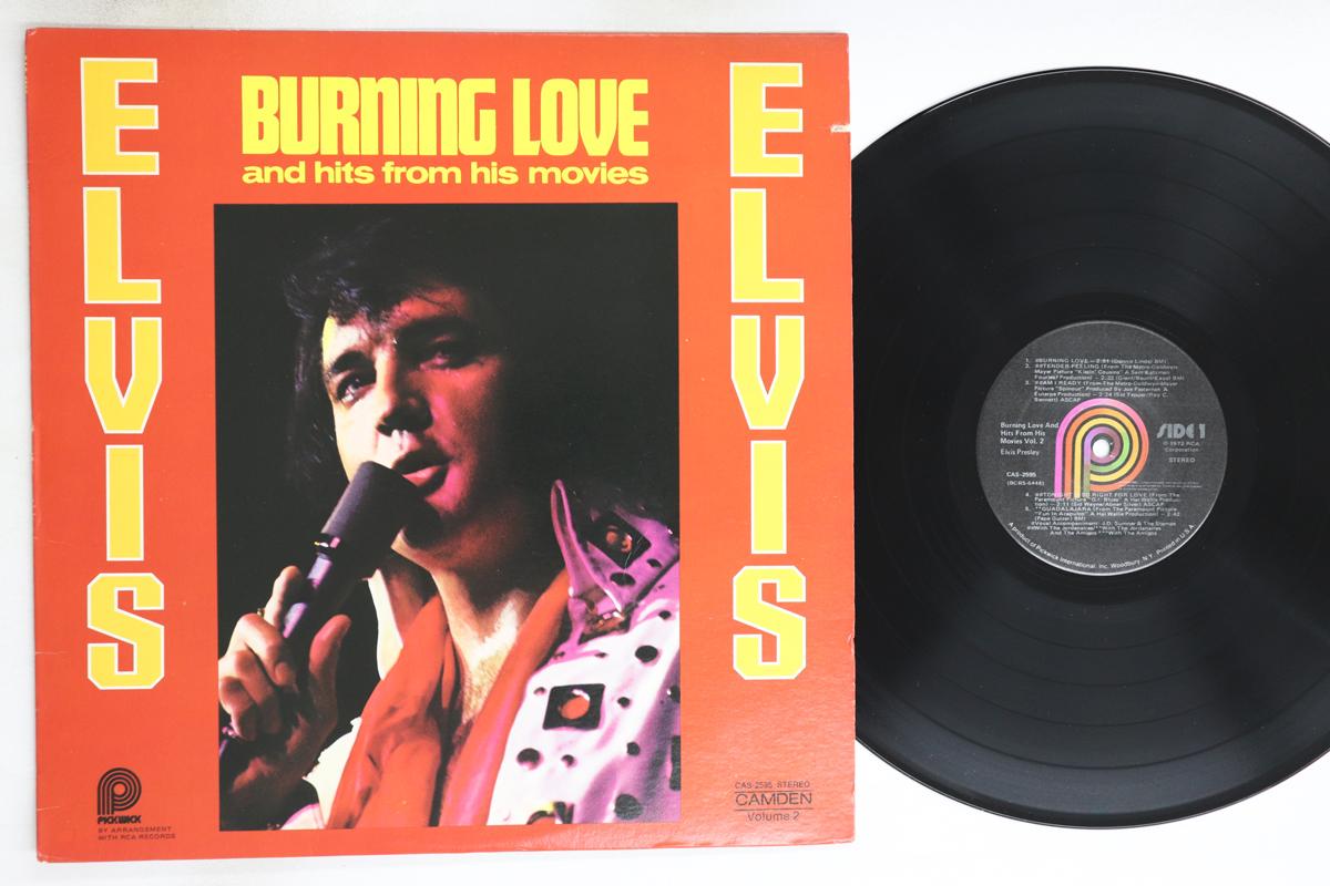 

LP Пластинка ЭЛВИС ПРЕСЛИ - Burning Love And Hits From His Movi CAS2595 RCA 1972 США Рок Б/У