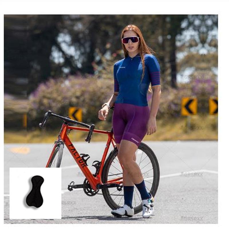 Sports Cycling Equipment Clothing Onesie, Bicycle Short-sleeved Cycling Clothing, Summer Women's Onesie