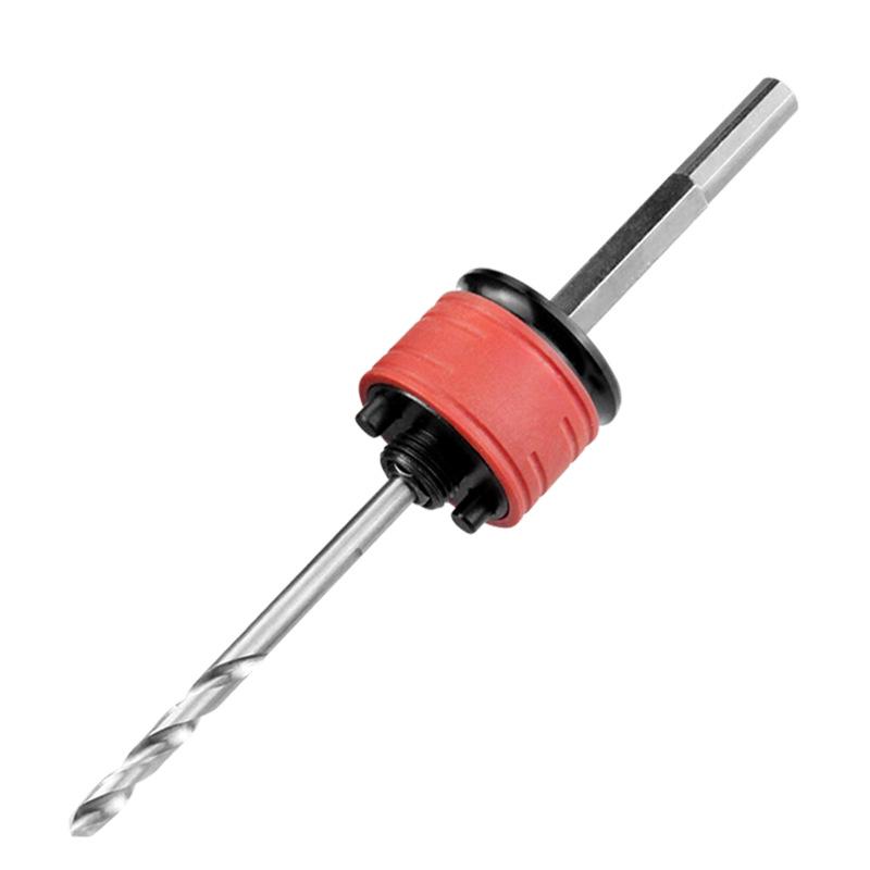

Quick Release Hole Saw Extension Rod with Dust Cover for Woodworking