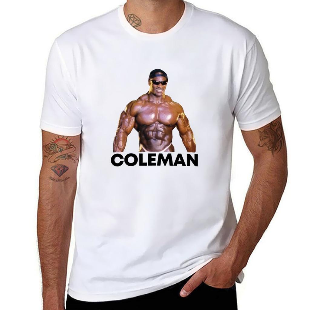 Ronnie coleman med solglasögon T-shirt t-shirts för man grafiska t-shirts t-shirts för man bomull mjuk T-shirt