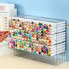 2PCS Display Stand Side Drawer Vertical Plastic Smooth Storage Rack Single Grid Multi Layer Sturdy Pen Box Earrings