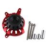 Motorcycle Engine Protective Guard Cover with Mounting Kit for 650F 2014-2018 Titanium,Red