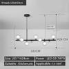 Modern design restaurant chandelier Nordic light luxury glass ball pendant light bedroom home decoration lighting fixtures