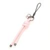 Creative PU Knot Mobile Phone Straps PU Thick Rope Knot Fashionable Keychain Handbag Mobile Phone Ornament