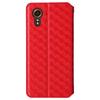 Kožené puzdro-peňaženka s potlačou Rhombus pre Samsung Galaxy Xcover7