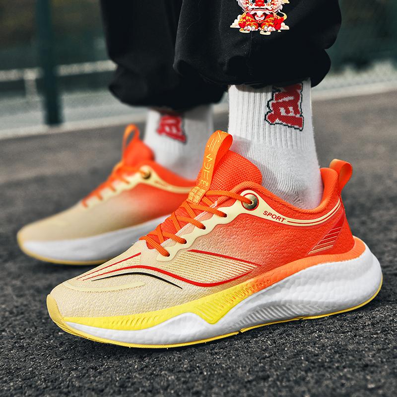 Marathon Air Cushion Men Sports Running Shoes Breathable Lightweight Comfortable Women Athletic Trainer Sneakers Male Footwear