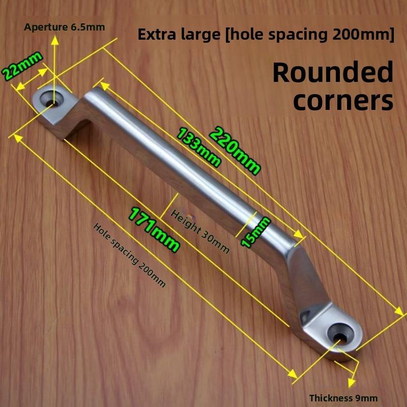 Modern Minimalist 304 Stainless Steel Drawer Pull Handle With Polished Finish For Kitchen Cabinets