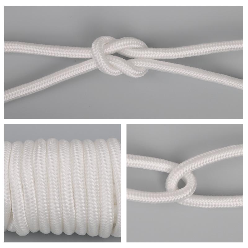 Rutschfeste, Verschleißfeste Handgewebte Nylon-Wäscheleine zum Trocknen von Kleidung & Steppdecken – Strapazierfähiges Outdoor-Seil