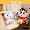 Shinchan Plush Crayon Doll Keychain Accessory Backpack Pendant Children Gift