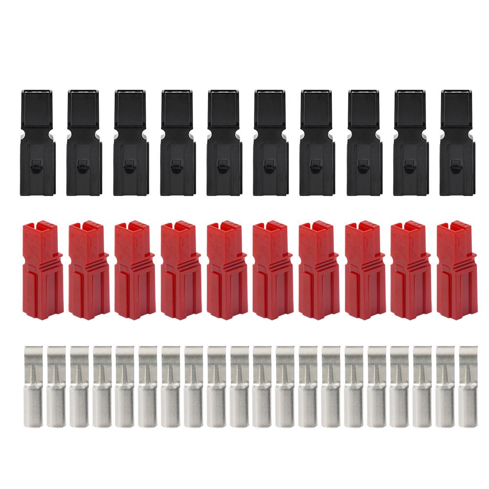 10 Black +10red 30 Amp 600V For Anderson Plug Connector Dust Cover PC Shell For Electric Power Vehicles Photovoltaic System Tool