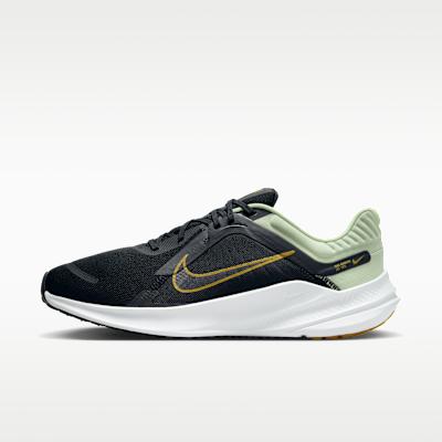Nike Quest 5 Olive Aura Black White Bronzine 45