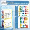Magnetic Alphabet Stickers: 26 Uppercase & Lowercase Letters for Teaching Aids