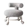 Adjustable Back Support Rolling Stool for Home And Office Use