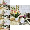 Schmetterlingsorchidee Kunstblume Vase Dekoration Aus Kunststoff Für Haus Und Garten Display