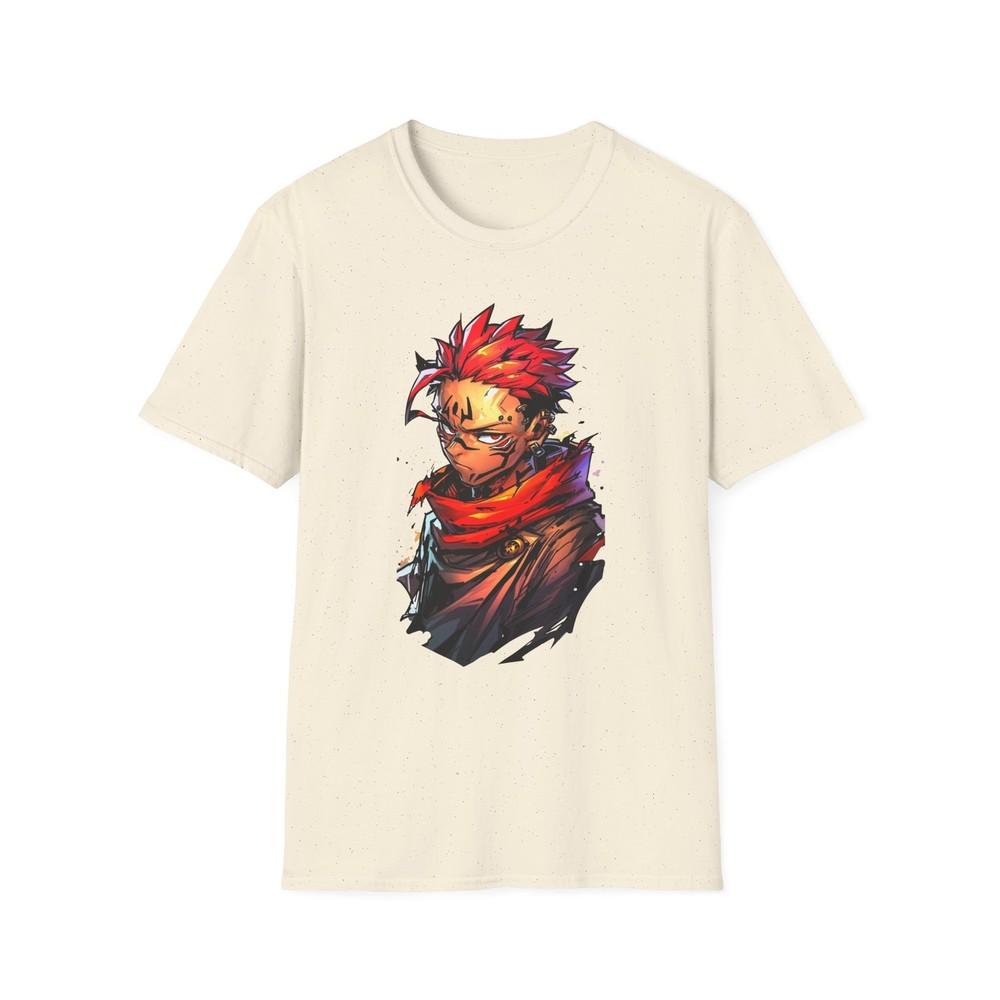 Anime Soft TShirt Jjk Sukuna Art Work 2 Unisex Jl Anime Front Printed Tee